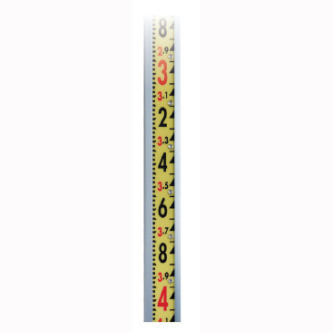 Sokkia 10 Foot Aluminum Direct Elevation Measuring Rod Tenths
