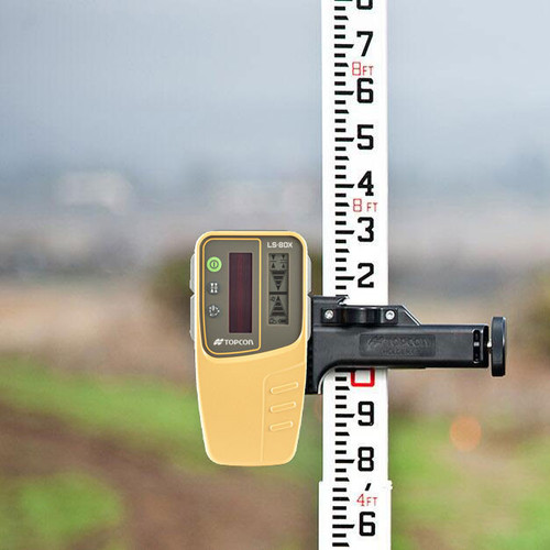 Topcon LS-80X Long Range Laser Receiver Sensor with Holder 6 Bracket