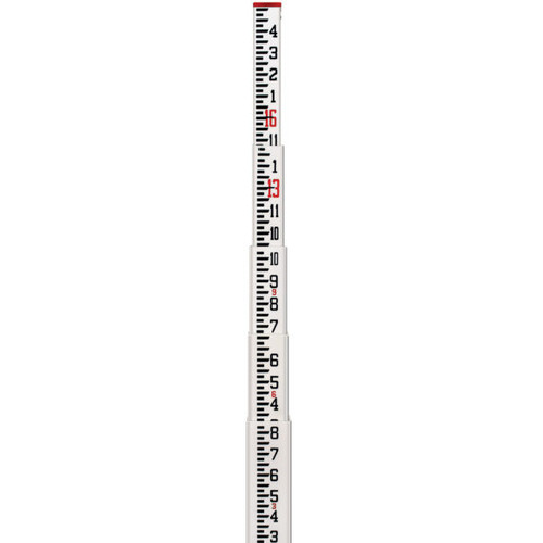 Site-Pro 11-SCR13-T 13-Foot Fiberglass Leveling Rod Tenths Graduations