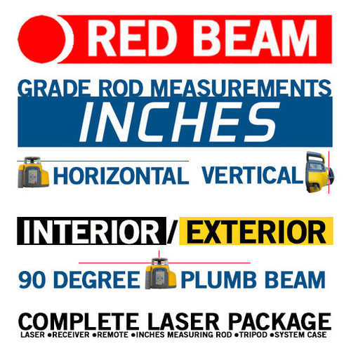 Spectra Precision HV1305C-SC-2 Horizontal Vertical Laser Package