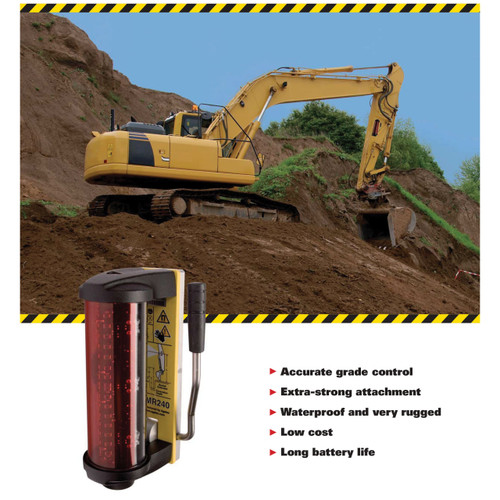 Leica LMR240 Laser Machine Display Receiver ideal for Backhoes and Mini-Excavators : 773569