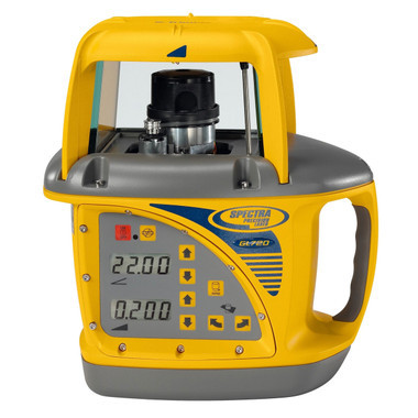 Spectra Precision GL720-10 Dual Grade Laser Package with CR600 Receiver