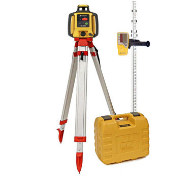 Topcon RL-H4C-KIT Self-Leveling Laser DB Kit with LS-80L Receiver INCHES-Rod  and Tripod - 313980752-2