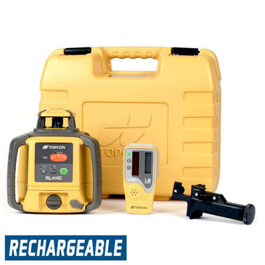 Topcon RL-H5A Self-Leveling Laser PS.RB Kit with LS-80L Receiver, Rechargeable Batteries, Measuring Rod INCHES and Tripod - 1021200-06-K2