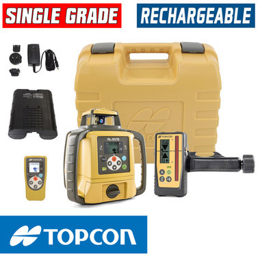 Topcon RL-SV1S Self-Leveling Single Grade Laser RB Kit with LS-100D Deluxe Receiver and Rechargeable Batteries 313990779