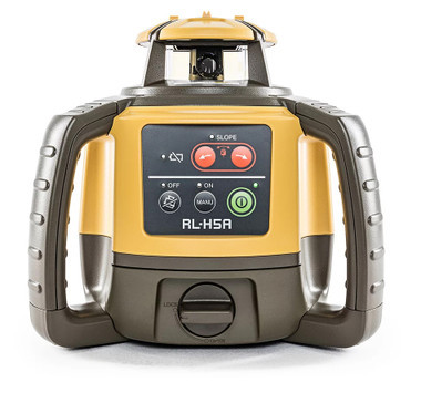 Topcon RL-H5A Self-Leveling Laser PS.DB2 Kit with LS-80X Receiver - 1021200-50 (uses Alkaline Batteries)