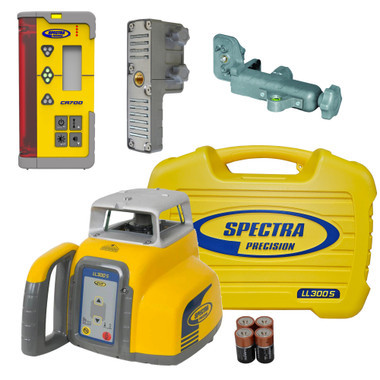 Spectra Precision LL300S-14 Laser level Package w/ CR700 Multi-Use Receiver