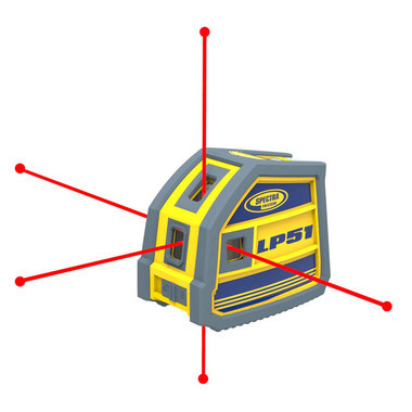 Spectra Precision LP51 Red 5 Beam Pointing Laser