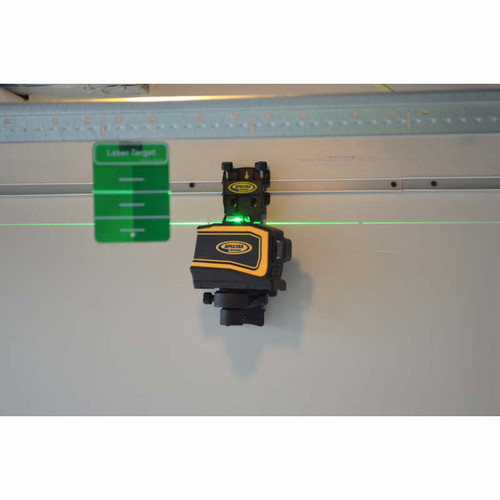 Spectra Precision LT58G-2 Universal Laser Layout Tool with Green Beams with Receiver