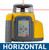Spectra Precision HV302GC-2-NR Horiz/Vert - Interior/Exterior RED Beam Laser GC Package with HL760 Receiver, Rod in INCHES and Tripod
