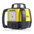 Leica Rugby 610 Red Beam Rotary Laser Package (6011150) with Rod Eye 120 Receiver - Alkaline