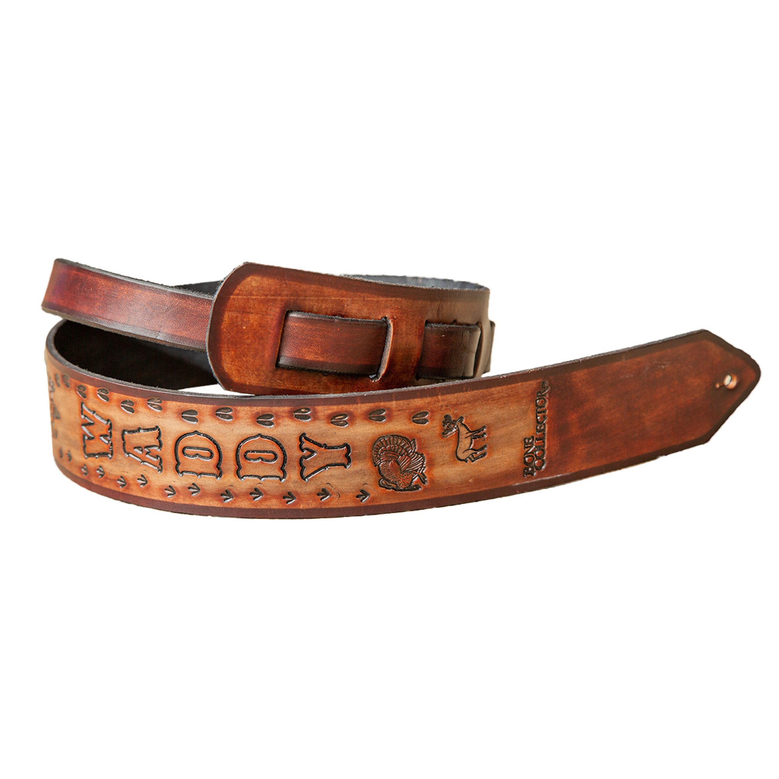 Leather Goods - Guitar Sling - Bone Collector 