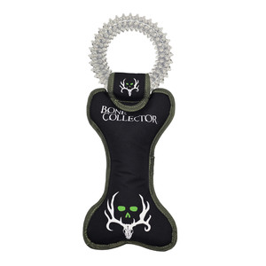 Bone Collector Pull Toy with Chew Ring Bone Collector Pull Toy with Chew Ring