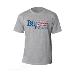 American Flag Bone Collector Logo Tee American Flag Bone Collector Logo Tee