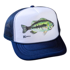 bc raskulls big bass kids trucker hat angled left bc raskulls big bass kids trucker hat angled left