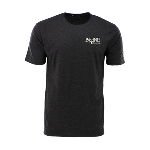 Bone Collector Short Sleeve Durasoft Tee with Chest Logo - Charcoal Heather