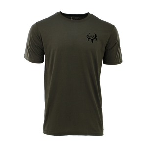 Bone Collector Short Sleeve Durasoft Flag Tee - Forest Night Bone Collector Short Sleeve Durasoft Flag Tee - Forest Night