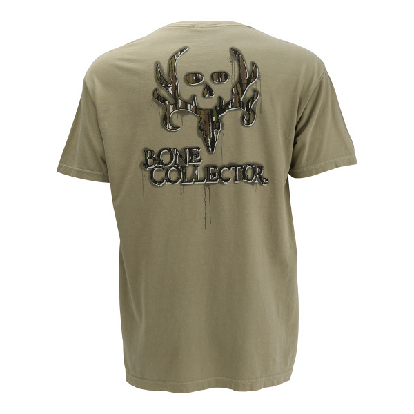 Men's BC Camo Skull Khaki Tee - Bone Collector