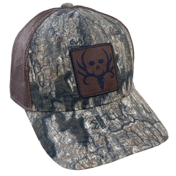 BC Timber Brown Mesh Snapback Hat - Bone Collector