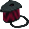 BikeMaster Suzuki VL1500 C90B Boulevard Air Filter - High-Flow, Reusable Stainless Steel Mesh Replacement for 1998-2007 Models