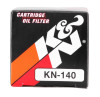 K&N Engineering KN-140 Powersports Cartridge Oil Filter for Yamaha, Fantic, Husqvarna Models