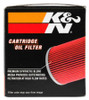 K&N Engineering Part KN-145 Powersports Cartridge Oil Filter for Yamaha, Aprilia, and More