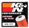 K&N Engineering KN-131 Powersports Cartridge Oil Filter for Hyosung and Suzuki Motorcycles