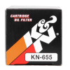 K&N Engineering Part KN-655 Powersports Cartridge Oil Filter for KTM Motorcycles and ATVs