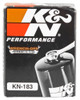 K&N Engineering Part KN-183 Powersports Oil Filter – Premium Synthetic-Blend Filtration for Aprilia and Piaggio Vehicles