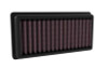 K&N Engineering DU-9321 High-Flow Replacement Air Filter for Ducati Monster and Streetfighter Models