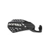 Acerbis Linear Vented Handguard - Black and White for Powersports Vehicles - Part 2987611007