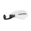 Acerbis Linear Vented Handguard - White and Black for Powersports Vehicles