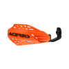 Acerbis Linear Vented Handguard - Orange/Black for Powersports Vehicles, Part #2987615225