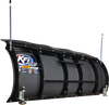 KFI Pro-Poly Series 66 inch straight black poly UTV snow plow blade 105866 with dual curvature frame and rubber snow flap