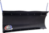 KFI Products 105860 Pro Poly 60 inch heavy duty side by side straight snow plow blade black high density polyethylene face with steel backing and ribs