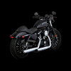 Vance & Hines Twin Slash 3" PCX Slip-On Exhaust for Harley Sportster 2014-2022