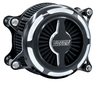 Vance & Hines HD Multi Fit VO2 Blade Intake with Black Contrast Finish and Patent Pending Force™ Velocity Stack