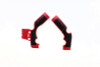 Acerbis X-Grip Frame Guards for KTM SX65, Husqvarna TC65, GasGas MC65 – Red/Black