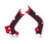 Acerbis 17-19 Honda CRF250R/RX and CRF450R/RX Frame Guards - X-Grip Red/Black