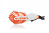 Acerbis K-Future Handguard for GasGas, Husqvarna, KTM, and Sherco – White and Orange