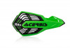 Acerbis X-Force Handguard - Green and Black for Powersports Protection