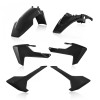 Acerbis 17-24 Husqvarna TC65 Black Plastic Kit - Complete Replacement Set