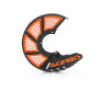 Acerbis X-Brake Vented Disc Cover for Powersports - Black and Orange Part 2449495229