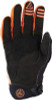 Answer Peak Flo Gloves Black/Hyper Orange/White – 2XL | Lightweight Powersports Hand Protection