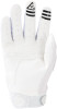 Answer Peak Gloves White/Black - Medium | Lightweight Powersports Hand Protection