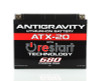 Antigravity Batteries YTX20 Lithium RE-START Battery - Built-In Jump Starting for Powersports Vehicles