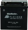 BikeMaster MS12-14L-BS AGM Motorcycle Battery for Buell 1125 Series