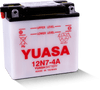 Yuasa 12N7-4A Conventional 12-Volt Powersports Battery for Harley Davidson and Suzuki Models