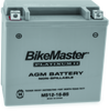 BikeMaster AGM Battery MS12-16-BS for Kawasaki Vulcan and VN1500 Models