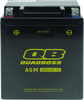 QuadBoss Maintenance-Free AGM Battery QBX14AH-FA for Powersports Vehicles